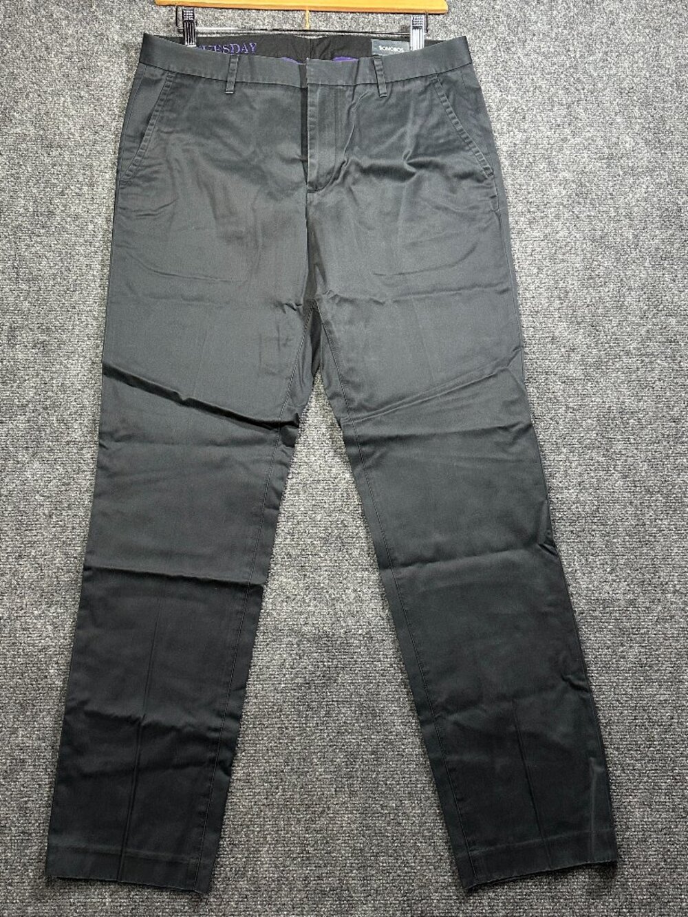 Bonobos Pants Mens 33 Tuesday Chino Athletic Fit Navy Blue Flat Front Pockets